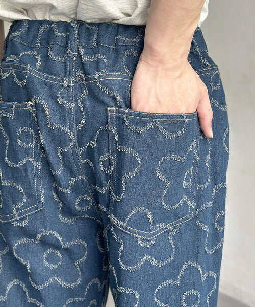 CPCM(シーピーシーエム)の「フラワーフレアデニムパンツ(デニムパンツ・メンズ・ネイビー・SMALL/MEDIUM/LARGE)」の18枚目の写真