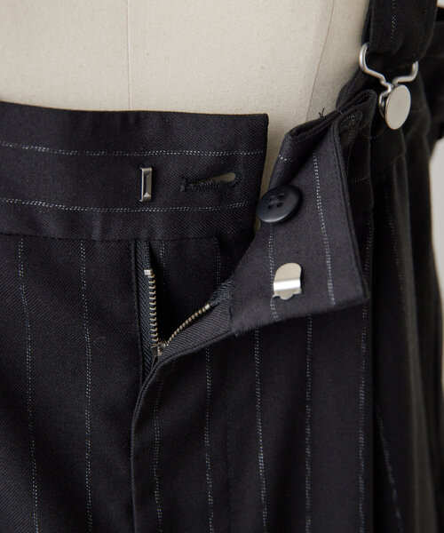 ear PAPILLONNER（イアパピヨネ）の「ワイドサロペット【SUM1 STYLE(スミスタイル)】（サロペット/オーバーオール・レディース・ブラック・FREE）」の7枚目の写真