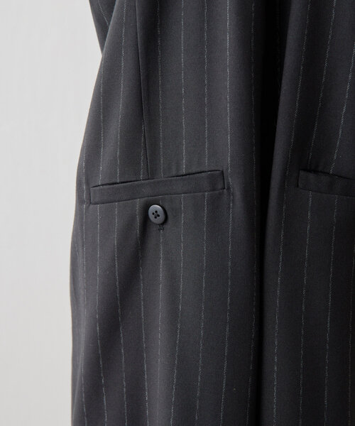 ear PAPILLONNER（イアパピヨネ）の「ワイドサロペット【SUM1 STYLE(スミスタイル)】（サロペット/オーバーオール・レディース・ブラック・FREE）」の4枚目の写真