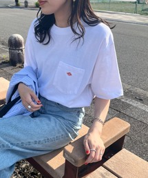 DANTON | [DANTON/ダントン] ワンポイントロゴ ポケットTシャツ(Tシャツ/カットソー)