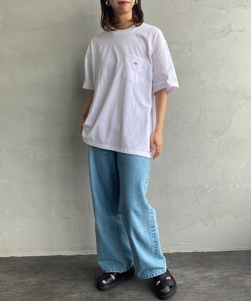 ダントン DANTON Vetements de Travail 半袖Tシャツ クルーネック ポケット ロゴ ワンポイント 36 S 茶 ブラウン /AH19 ■GY12 楽天市場】2025春夏新作 ダントン DANTON ポケットTシャツ 半袖