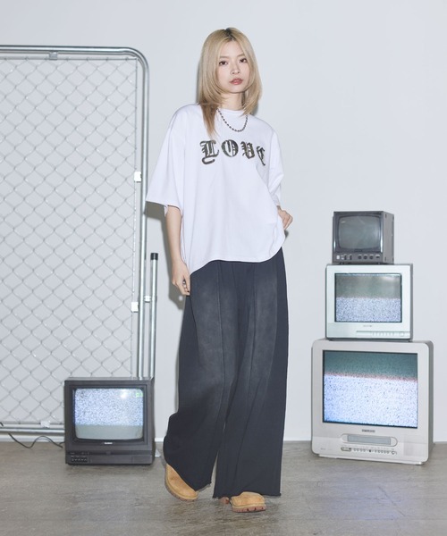 MSG(エムエスジー)の「ヴィンテージライクスローガンロゴパッチTシャツ【UNISEX】(Tシャツ/カットソー・メンズ・ホワイト/ブラック/ブラック系/ブラック系その他/ホワイト系その他・XL/L/M/S)」の18枚目の写真