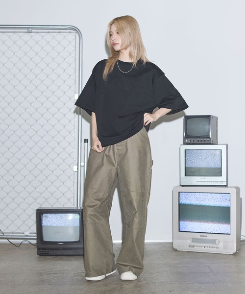 MSG(エムエスジー)の「ヴィンテージライクスローガンロゴパッチTシャツ【UNISEX】(Tシャツ/カットソー・メンズ・ホワイト/ブラック/ブラック系/ブラック系その他/ホワイト系その他・XL/L/M/S)」の20枚目の写真