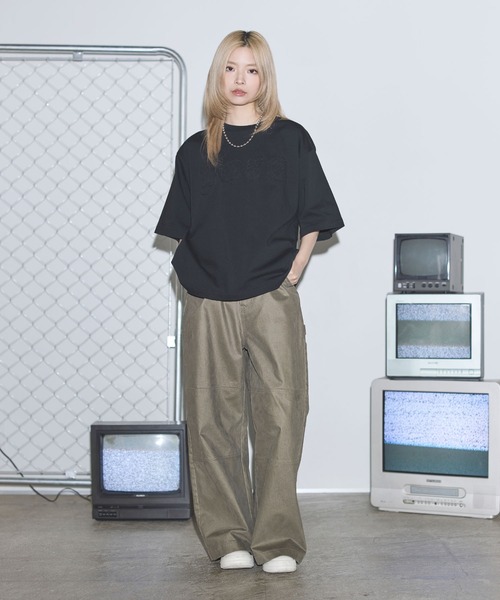 MSG(エムエスジー)の「ヴィンテージライクスローガンロゴパッチTシャツ【UNISEX】(Tシャツ/カットソー・メンズ・ホワイト/ブラック/ブラック系/ブラック系その他/ホワイト系その他・XL/L/M/S)」の22枚目の写真