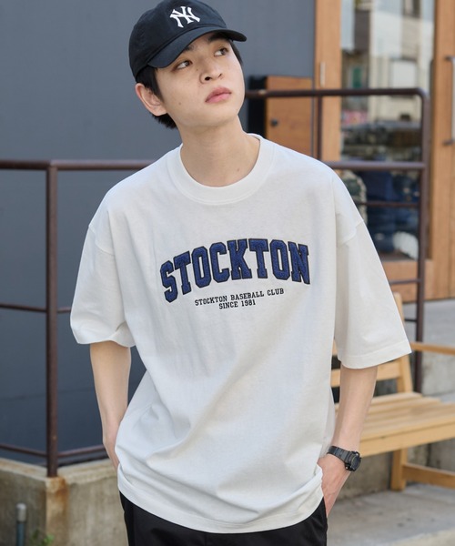 WEGO(ウィゴー)の「WEGO/サガラワッペンロゴBIG T(Tシャツ/カットソー・メンズ・ブラウン/ホワイト/アッシュグレー/ダークグリーン/ブラック・MEDIUM/LARGE)」の15枚目の写真