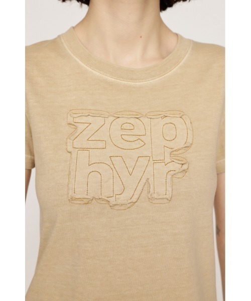 SLY(スライ)の「【限定カラーあり】PATCH LOGO COMPACT T/SH パッチロゴ コンパクト Tシャツ 半袖 夏服(Tシャツ/カットソー・レディース・レッド/ライトブラック/ブルー/カーキ/ライトベージュ・FREE)」の22枚目の写真