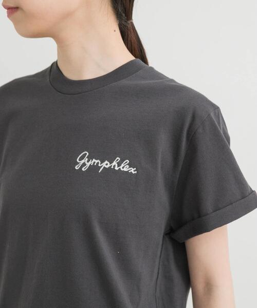 GYMPHLEX（ジムフレックス）の「GYMPHLEX　SHORT-SLEEVE T-SHIRTS（Tシャツ/カットソー・レディース・ブラック/チャコールグレー/グリーン/ブルー系その他/ベージュ系その他・14）」の8枚目の写真