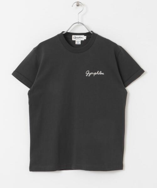 GYMPHLEX（ジムフレックス）の「GYMPHLEX　SHORT-SLEEVE T-SHIRTS（Tシャツ/カットソー・レディース・ブラック/チャコールグレー/グリーン/ブルー系その他/ベージュ系その他・14）」の9枚目の写真