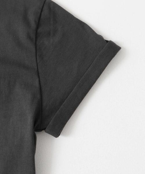 GYMPHLEX（ジムフレックス）の「GYMPHLEX　SHORT-SLEEVE T-SHIRTS（Tシャツ/カットソー・レディース・ブラック/チャコールグレー/グリーン/ブルー系その他/ベージュ系その他・14）」の11枚目の写真