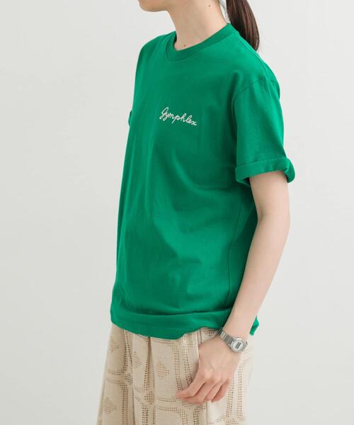 GYMPHLEX（ジムフレックス）の「GYMPHLEX　SHORT-SLEEVE T-SHIRTS（Tシャツ/カットソー・レディース・ブラック/チャコールグレー/グリーン/ブルー系その他/ベージュ系その他・14）」の16枚目の写真