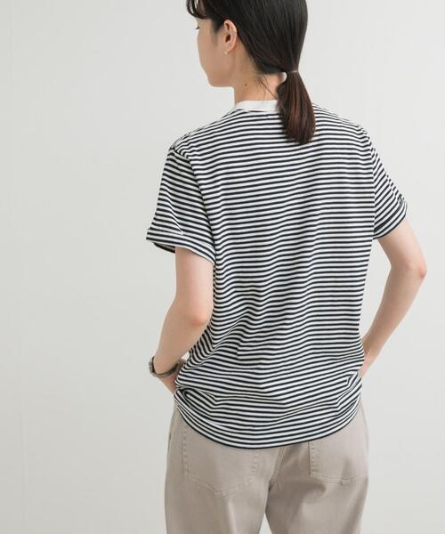GYMPHLEX（ジムフレックス）の「GYMPHLEX　SHORT-SLEEVE T-SHIRTS（Tシャツ/カットソー・レディース・ブラック/チャコールグレー/グリーン/ブルー系その他/ベージュ系その他・14）」の21枚目の写真
