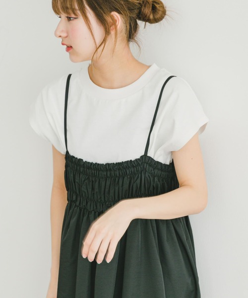 ITEMS URBANRESEARCH（アイテムズ アーバンリサーチ）の「クルーネックノースリTシャツ（Tシャツ/カットソー・レディース・ホワイト/チャコールグレー/ベージュ系その他/ブルー系その他・FREE）」の17枚目の写真