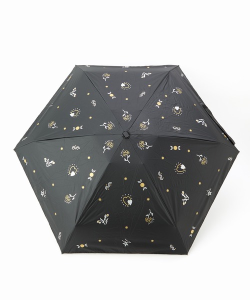Casselini(キャセリーニ)の「Casselini(キャセリーニ)【Wpc. × Casselini】完全遮光 晴雨兼用タトゥー柄折りたたみ傘(折りたたみ傘・レディース・ブラック/ホワイト/グリーン・FREE)」の18枚目の写真
