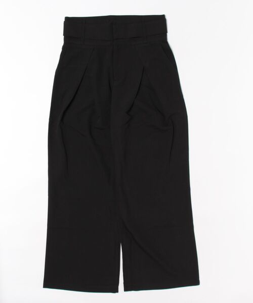 H.TOKYO（エイチトウキョウ）の「クロスタックワイドパンツ（スラックス・レディース・ブラック/グレー・MEDIUM/LARGE/X-LARGE）」の12枚目の写真