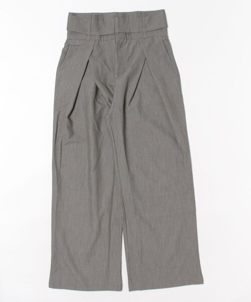 H.TOKYO（エイチトウキョウ）の「クロスタックワイドパンツ（スラックス・レディース・ブラック/グレー・MEDIUM/LARGE/X-LARGE）」の13枚目の写真
