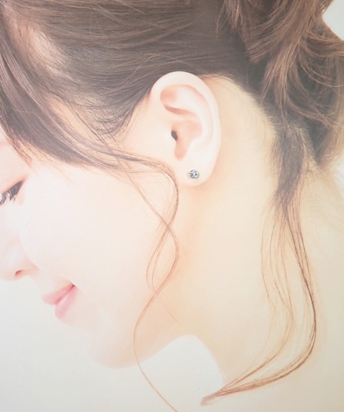CERCA(チェルカ)の「HaRu*/ハート&キューピッド 最高級ジルコニアピアス(4mm)(ピアス(両耳用)・レディース・A/B・FREE)」の9枚目の写真