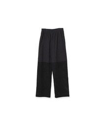 normment（ノーメント）の「normment/ノーメント see through lace with poplin pants パンツ スラックス（スラックス）」