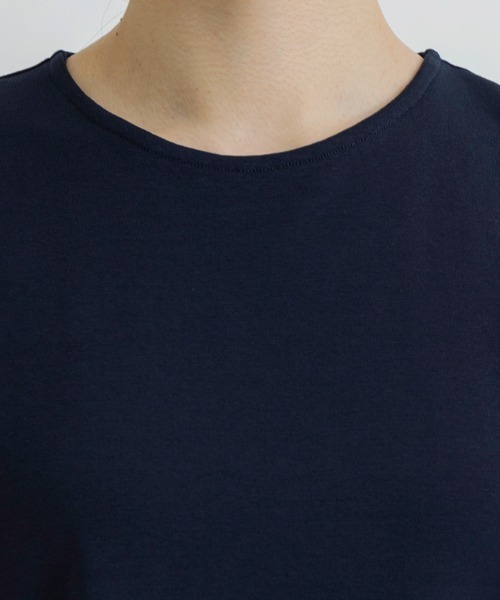 Sono（ソーノ）の「【SONO/ソーノ】ノースリーブフリマプルオーバー（Tシャツ/カットソー・レディース・ホワイト/ネイビー/ブラック・1/2）」の17枚目の写真