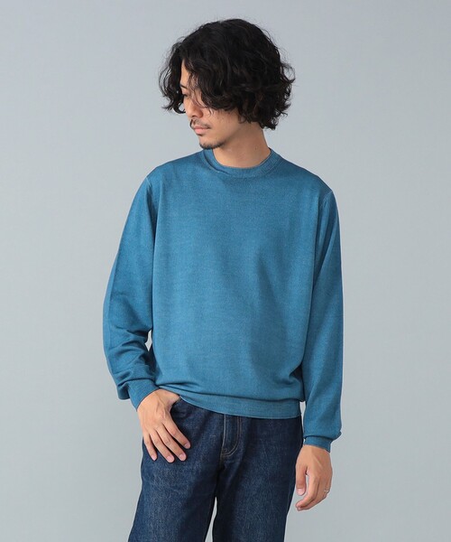 FILIPPO DE LAURENTIIS / 12ゲージ ウール ガーメントダイ クルー