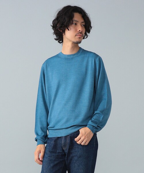 FILIPPO DE LAURENTIIS / 12ゲージ ウール ガーメントダイ クルー