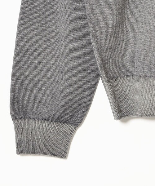 BRILLA per il gusto（ブリッラペルイルグースト）の「FILIPPO DE LAURENTIIS / 12ゲージ ウール ガーメントダイ クルーネックニット（ニット/セーター・メンズ・ブルー系その他2/ブラック系その他2/ネイビー・48/46/44/52/50）」の14枚目の写真