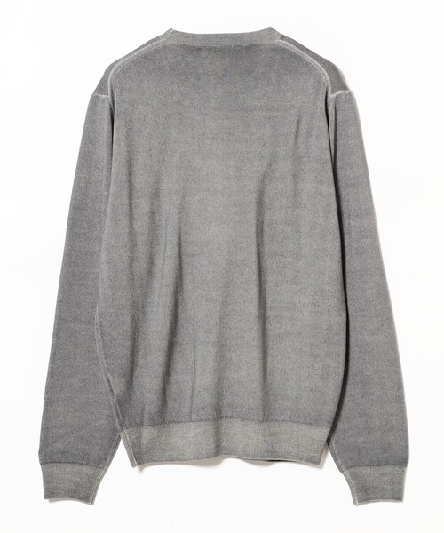 BRILLA per il gusto（ブリッラペルイルグースト）の「FILIPPO DE LAURENTIIS / 12ゲージ ウール ガーメントダイ クルーネックニット（ニット/セーター・メンズ・ブルー系その他2/ブラック系その他2/ネイビー・48/46/44/52/50）」の15枚目の写真