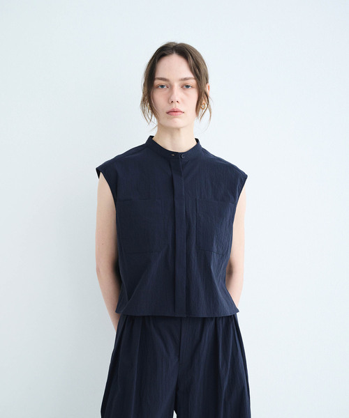 N.O.R.C(ノーク)の「ナイロンタスランノースリーブシャツ【AIRY MOTION】(シャツ/ブラウス・レディース・ブルー/ネイビー・フリー)」の5枚目の写真