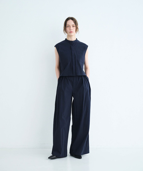 N.O.R.C(ノーク)の「ナイロンタスランノースリーブシャツ【AIRY MOTION】(シャツ/ブラウス・レディース・ブルー/ネイビー・フリー)」の6枚目の写真