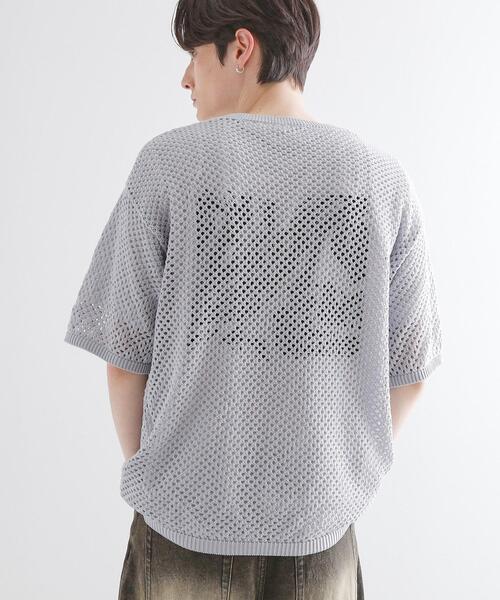 tk.TAKEO KIKUCHI(ティーケータケオキクチ)の「サマーメッシュアンサンブル(Tシャツ/カットソー・メンズ・ブラック/オリーブ/ライトグレー・02/03)」の5枚目の写真