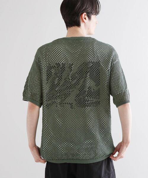 tk.TAKEO KIKUCHI(ティーケータケオキクチ)の「サマーメッシュアンサンブル(Tシャツ/カットソー・メンズ・ブラック/オリーブ/ライトグレー・02/03)」の14枚目の写真