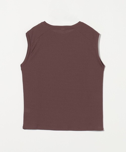 CITEN（シテン）の「＜CITEN＞エッセンシャルシアーノースリーブT（タンクトップ・レディース・ブラック/グレー系/ホワイト/ダークブラウン・FREE）」の11枚目の写真