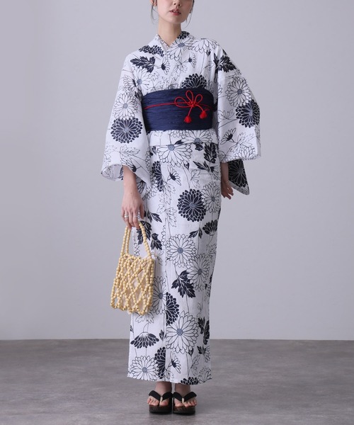 大人兵児帯 夢想花 大人兵児帯 【夢想花】 なの 大人兵児帯【ブルー