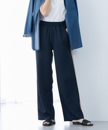 高身長 ライン入りストレートシルエットジャージパンツ 丈長め・トールサイズ
