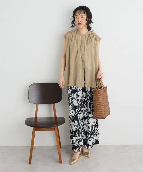 CRAFT STANDARD BOUTIQUE(クラフトスタンダードブティック)の「ヴィンテージボイルバックデザインブラウス(シャツ/ブラウス・レディース・ベージュ/チャコールグレー/ホワイト/レッド・FREE)」の15枚目の写真