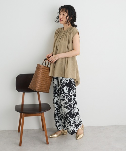 CRAFT STANDARD BOUTIQUE(クラフトスタンダードブティック)の「ヴィンテージボイルバックデザインブラウス(シャツ/ブラウス・レディース・ベージュ/チャコールグレー/ホワイト/レッド・FREE)」の16枚目の写真