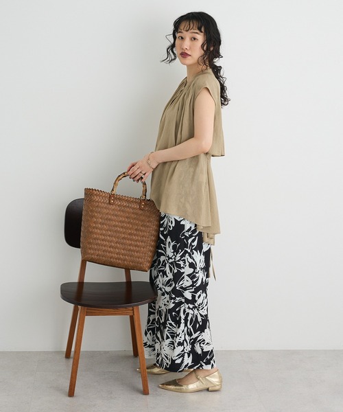 CRAFT STANDARD BOUTIQUE(クラフトスタンダードブティック)の「ヴィンテージボイルバックデザインブラウス(シャツ/ブラウス・レディース・ベージュ/チャコールグレー/ホワイト/レッド・FREE)」の17枚目の写真