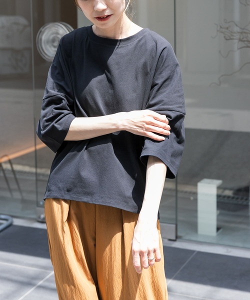 セール】FORK&SPOON ハイツイストコットンワイドTシャツ（T