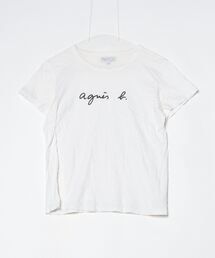 美品 24SS agnes b. アニエスベー ペイズリー柄 オーバーサイズ ロングカットソー ポンチョ ベージュ レディース 古着 中古 ブランド古着】「アニエスベー」に該当するレディース古着通販