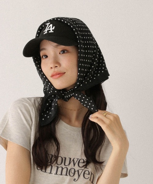 Heather（ヘザー）の「ドットスカーフ　499023（バンダナ/スカーフ・レディース・ブラック/ホワイト・ONE SIZE）」の18枚目の写真