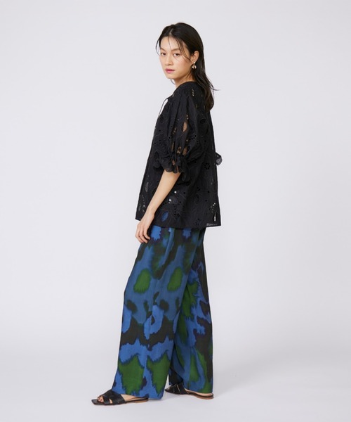 INED(イネド)の「トルコレースブラウス《la veille by SUPERIOR CLOSET》(シャツ/ブラウス・レディース・ブラック/オフホワイト・9号)」の6枚目の写真