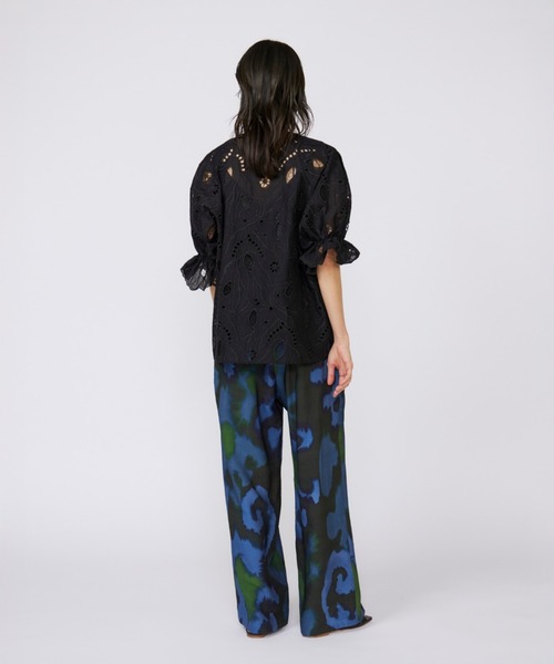 INED(イネド)の「トルコレースブラウス《la veille by SUPERIOR CLOSET》(シャツ/ブラウス・レディース・ブラック/オフホワイト・9号)」の7枚目の写真