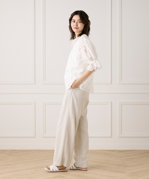 INED(イネド)の「トルコレースブラウス《la veille by SUPERIOR CLOSET》(シャツ/ブラウス・レディース・ブラック/オフホワイト・9号)」の10枚目の写真