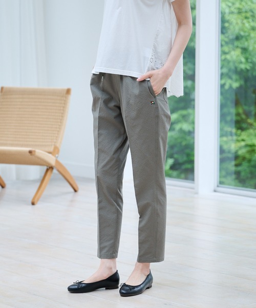 Arnold Palmer（アーノルドパーマー）の「サッカーストレッチ シェア パンツ（その他パンツ・レディース・ブラック/ベージュ/カーキ/ネイビー・XS/S/M/L）」の11枚目の写真