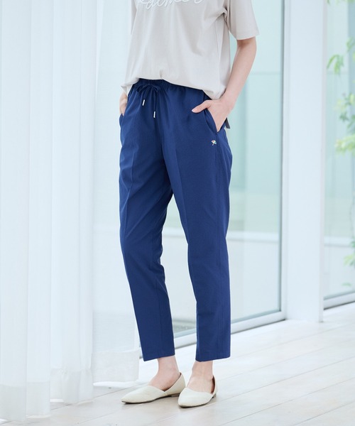 Arnold Palmer（アーノルドパーマー）の「サッカーストレッチ シェア パンツ（その他パンツ・レディース・ブラック/ベージュ/カーキ/ネイビー・XS/S/M/L）」の6枚目の写真