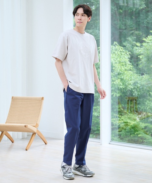 Arnold Palmer（アーノルドパーマー）の「サッカーストレッチ シェア パンツ（その他パンツ・レディース・ブラック/ベージュ/カーキ/ネイビー・XS/S/M/L）」の5枚目の写真