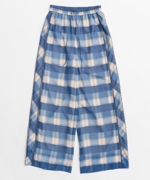 MAISON SPECIAL チェックパンツ Plaid Pattern Easy Pants