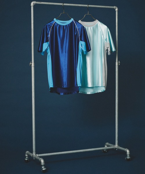 Hub&Spoke(ハブアンドスポーク)の「HUB&SPOKE ゲーム Tee(Tシャツ/カットソー・メンズ・サックスブルー/ネイビー・MEDIUM/LARGE/X-LARGE)」の7枚目の写真