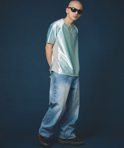 Hub&Spoke(ハブアンドスポーク)の「HUB&SPOKE ゲーム Tee(Tシャツ/カットソー・メンズ・サックスブルー/ネイビー・MEDIUM/LARGE/X-LARGE)」の9枚目の写真