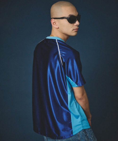 Hub&Spoke(ハブアンドスポーク)の「HUB&SPOKE ゲーム Tee(Tシャツ/カットソー・メンズ・サックスブルー/ネイビー・MEDIUM/LARGE/X-LARGE)」の10枚目の写真