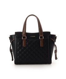 ハンドバッグ（ブラック/黒色系・キルティング）ファッション通販